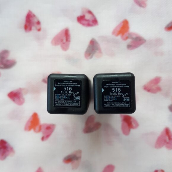 2/$20 Shiseido: ModernMatte Powder Lipstick mini bundle - #516 Exotic Red - Picture 7 of 14
